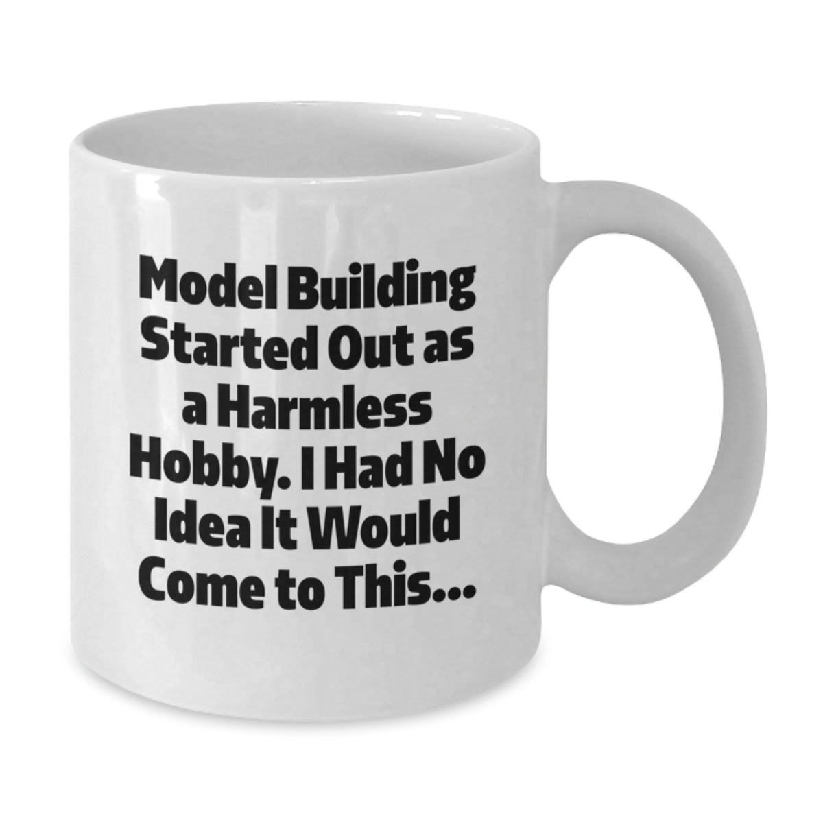 Model Building Gift for Him Humorous Hobbyist Keepsake Mug - Additional