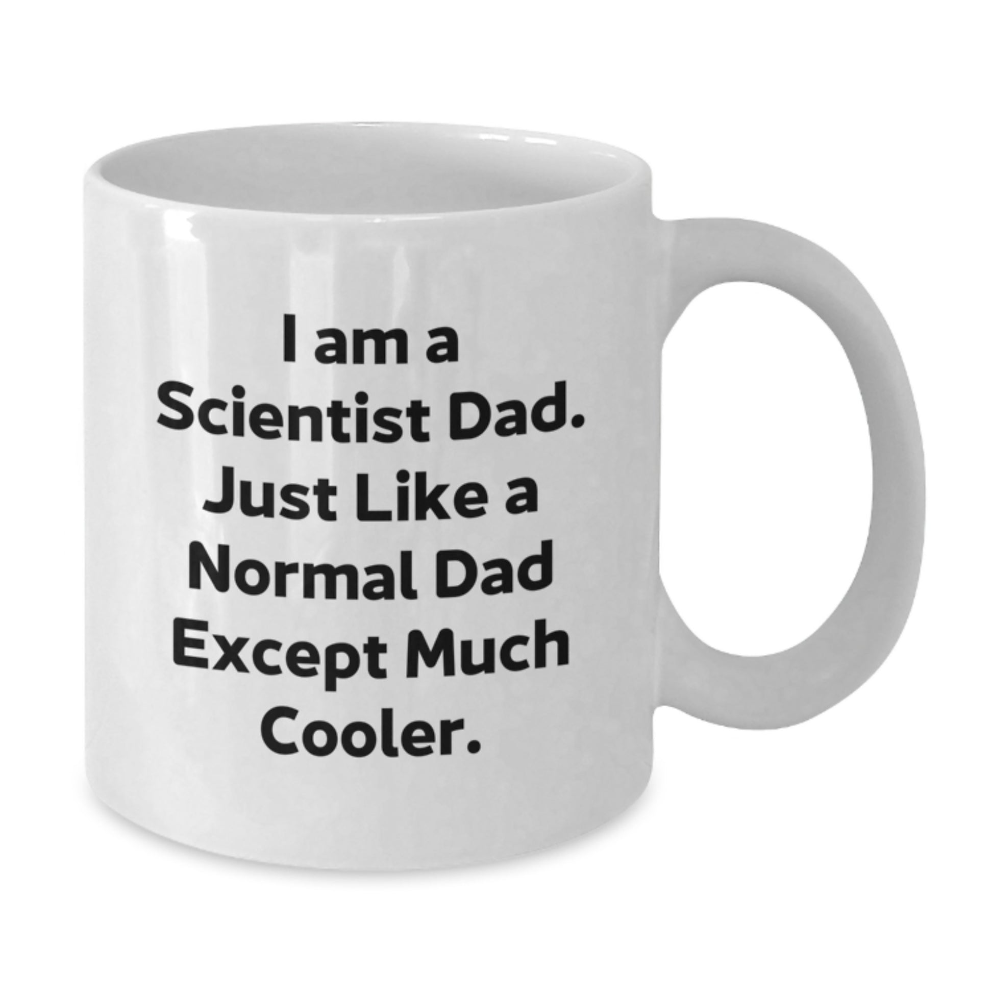 Scientist Keepsake White Coffee Mug for Him Birthday Gift - Additional