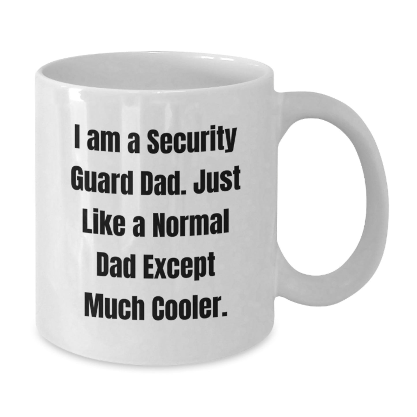 Security Guard Keepsake Mug for Him Birthday Gift White 11oz Ceramic - Additional