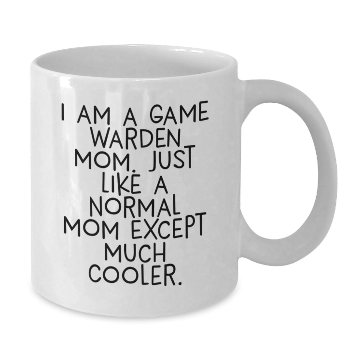 Birthday Gift Game Warden Mom Mug for Her Present – White Ceramic - Additional