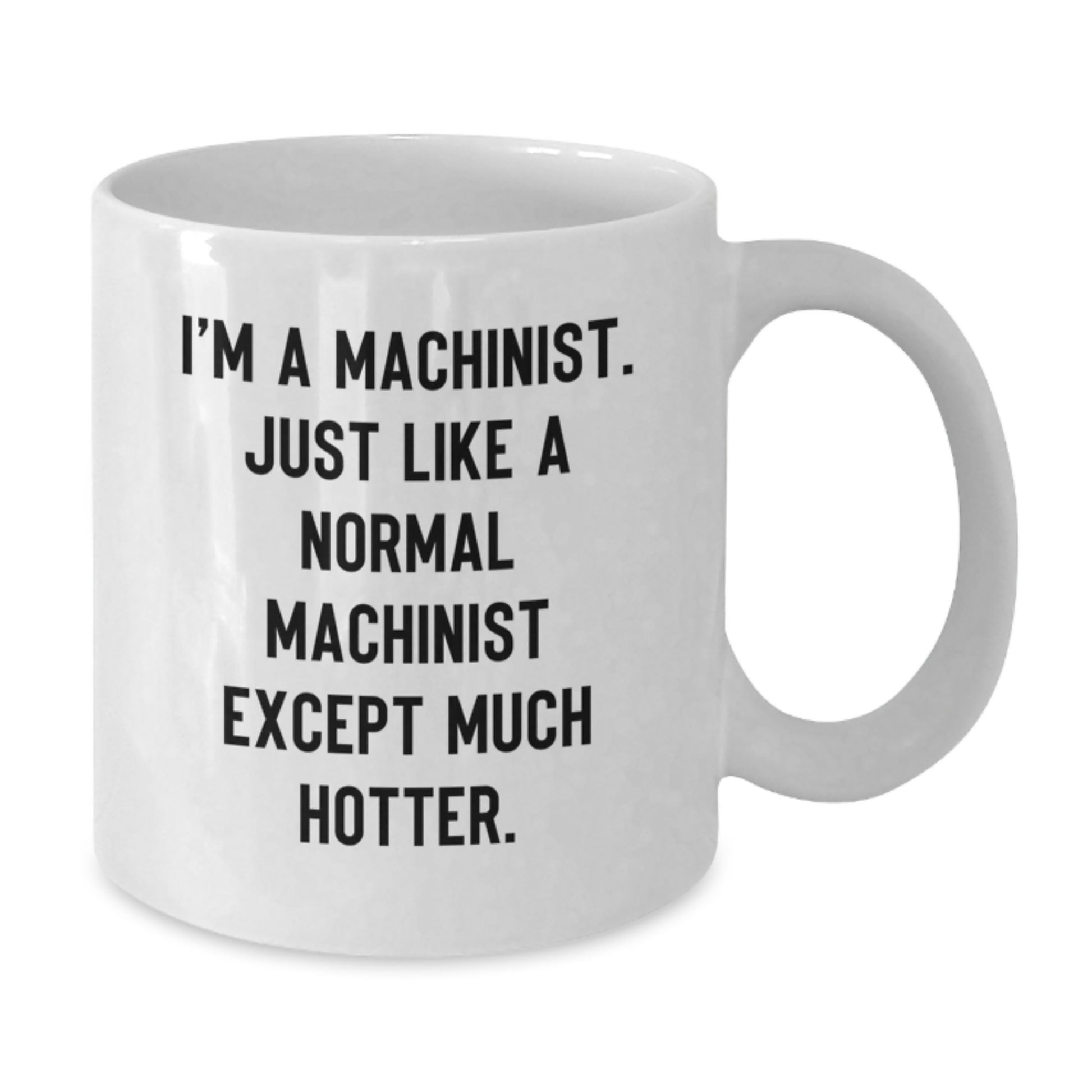 Funny Machinist Gifts for Him, I'm A Machinist White Coffee Mug, Best Father's Day Unique Presents, Gifts from Men to Machinist Friends - Additional