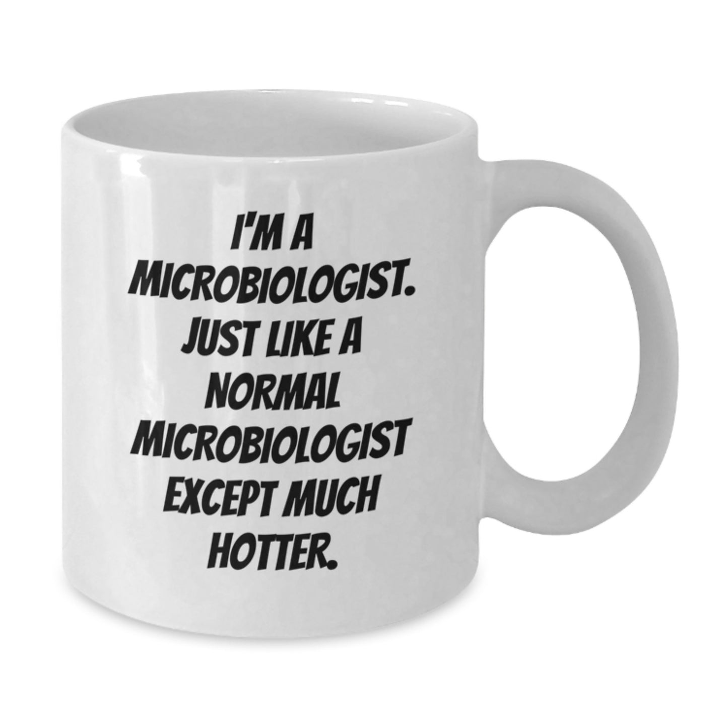 Funny Microbiologist Gifts from Friends for Men, Unique White Coffee Mug - Additional