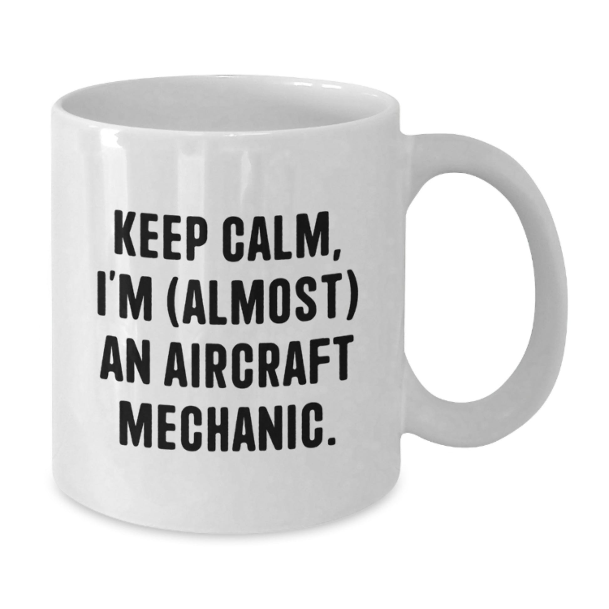 Aircraft Mechanic Keepsake Mug for Him Birthday Gift White 11oz Ceramic - Additional