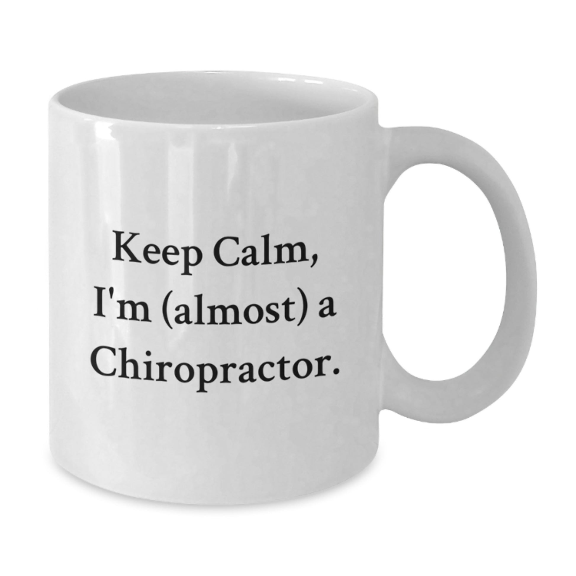 Chiropractor Keepsake White Ceramic Coffee Mug for Him Birthday Gift - Additional