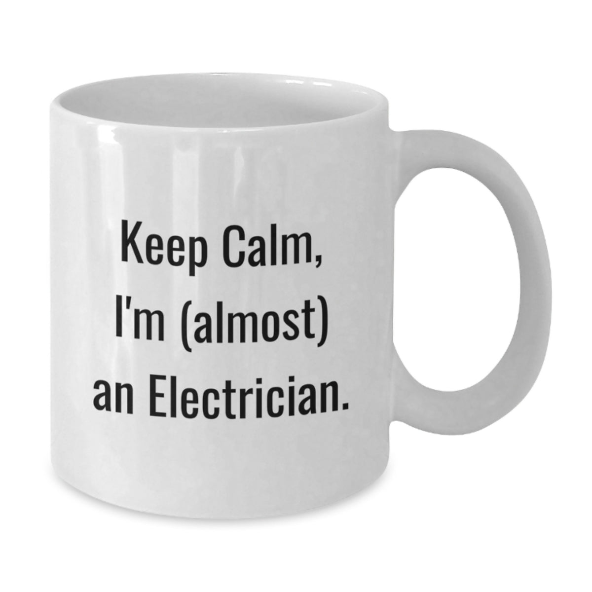 Electrician Gift for Him - Keep Calm Keepsake Mug - Additional