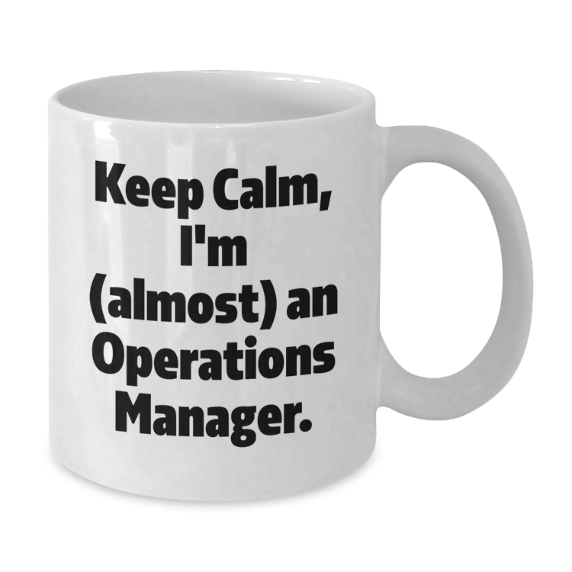 Operations Manager Keepsake White Coffee Mug for Him Birthday Gift - Additional