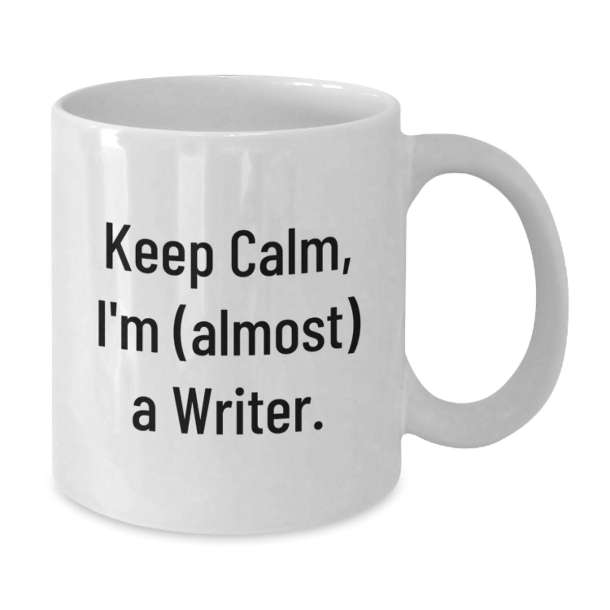 Christmas Gift for Her Keep Calm, I'm (Almost) A Writer Present - Additional