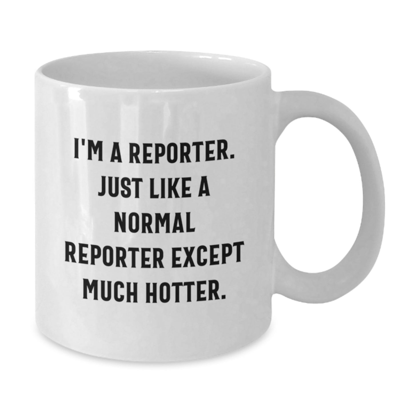 Funny Reporter Gifts from Friends, Unique White Coffee Mug for Reporter, Graduation Unique Gifts for Him - Additional