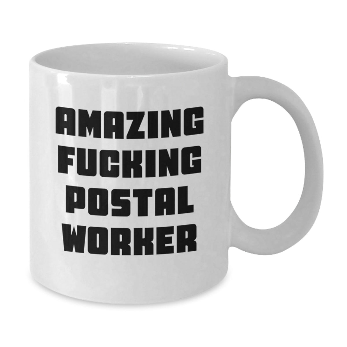 Postal Worker Gift for Him - Amazing Fucking Postal Worker Keepsake Mug - Additional
