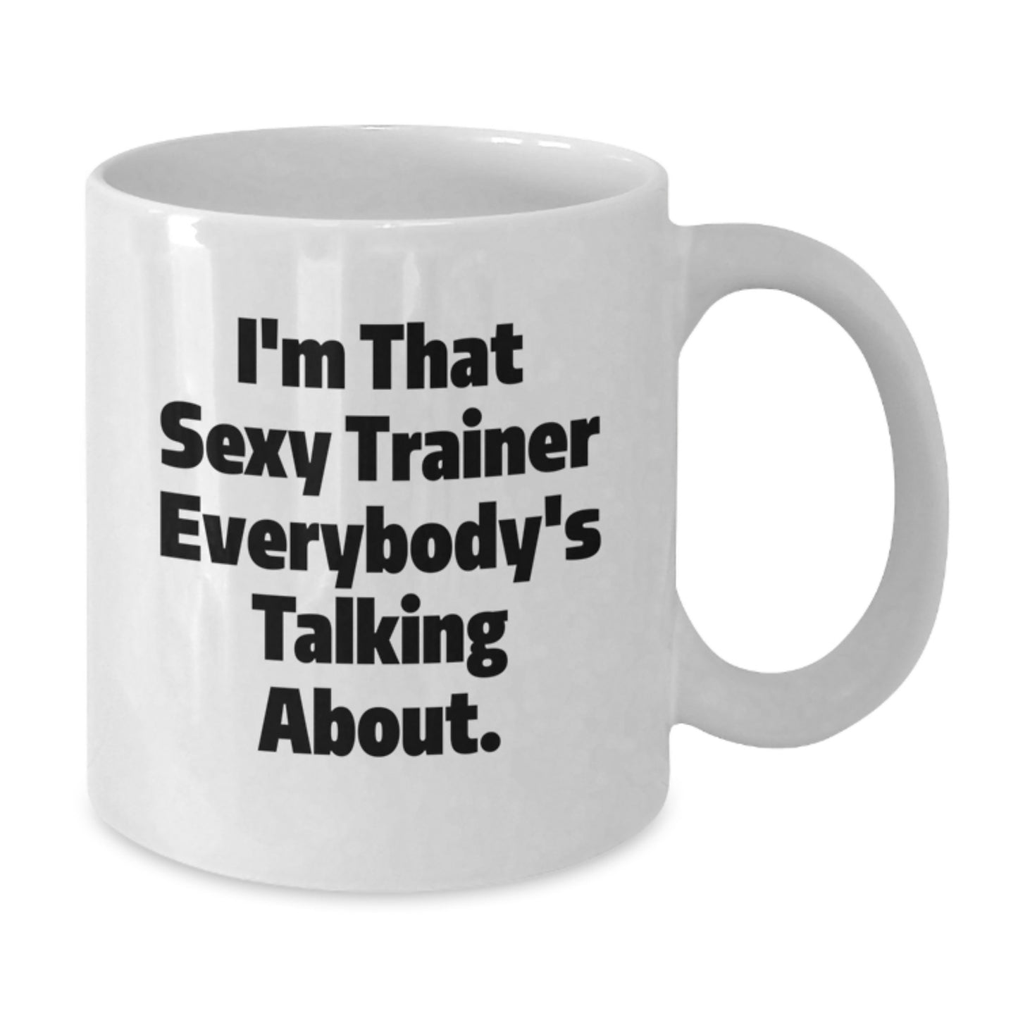 Funny Trainer White Coffee Mug Gifts from Friends to Trainer for Birthday Unique - Additional