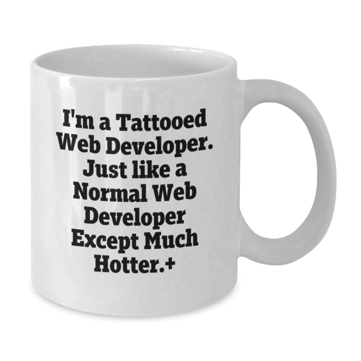 Web Developer Gift For Him - Tattooed Web Developer Keepsake Mug - Additional