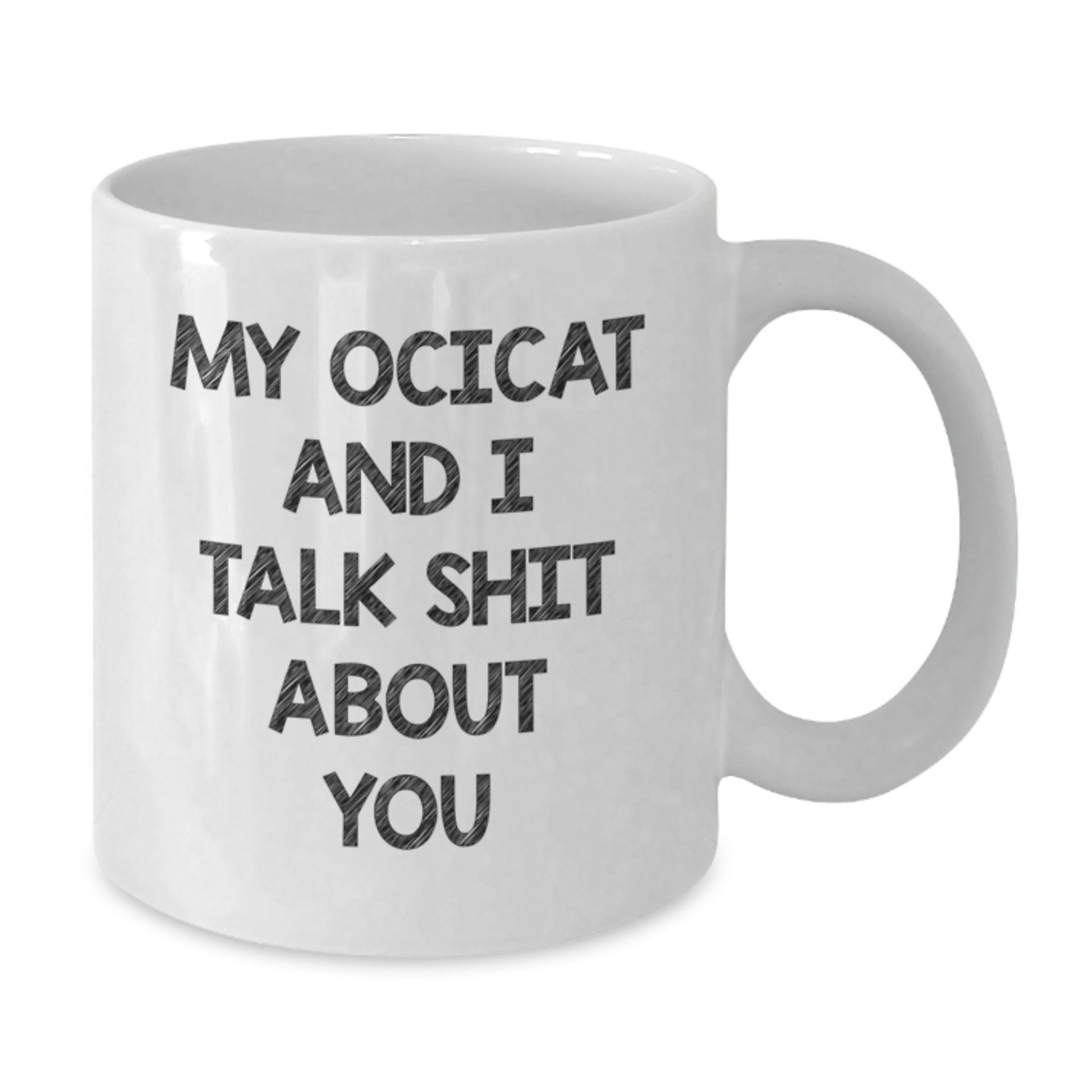Ocicat White Coffee Mugs Funny Quotes for Christmas Unique Gifts from Family Friends - Additional