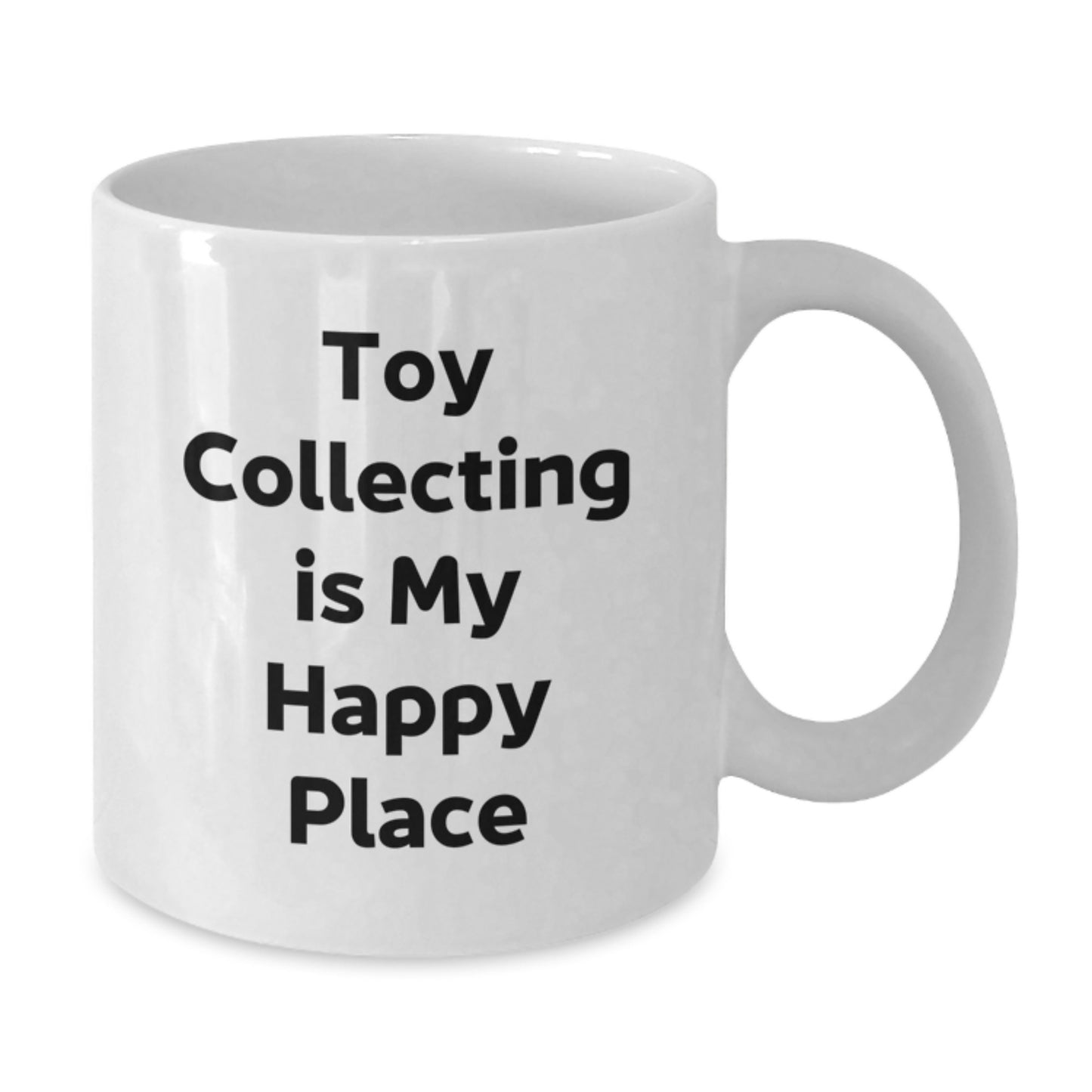 Funny Toy Collecting Gifts for My Happy Place White Coffee Mug, Valentine's Unique from Friends to Family - Additional