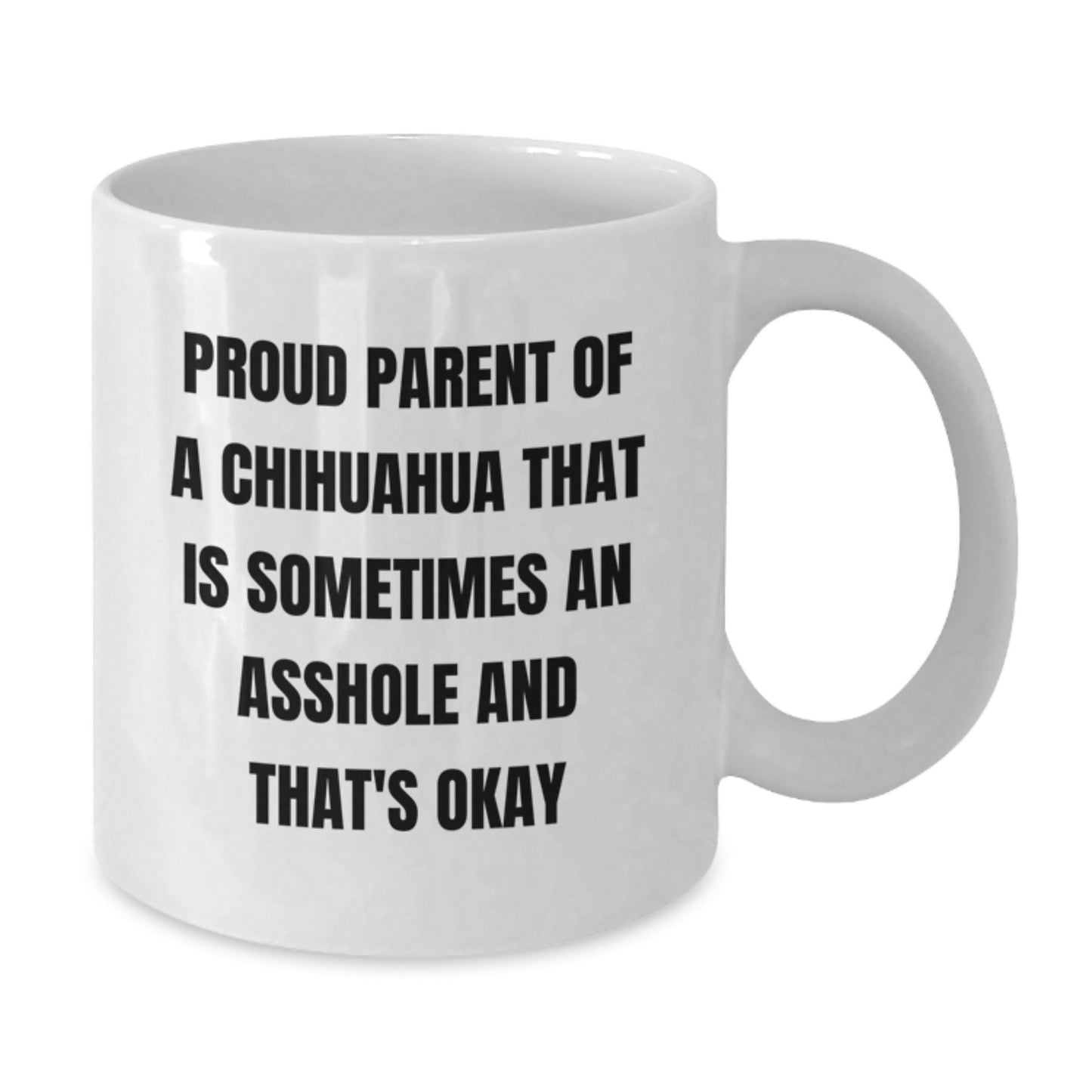 Funny Chihuahua Dog Gifts for Chihuahua Lovers on Valentine's - White Coffee Mug Gifts from Friends to Family - Additional