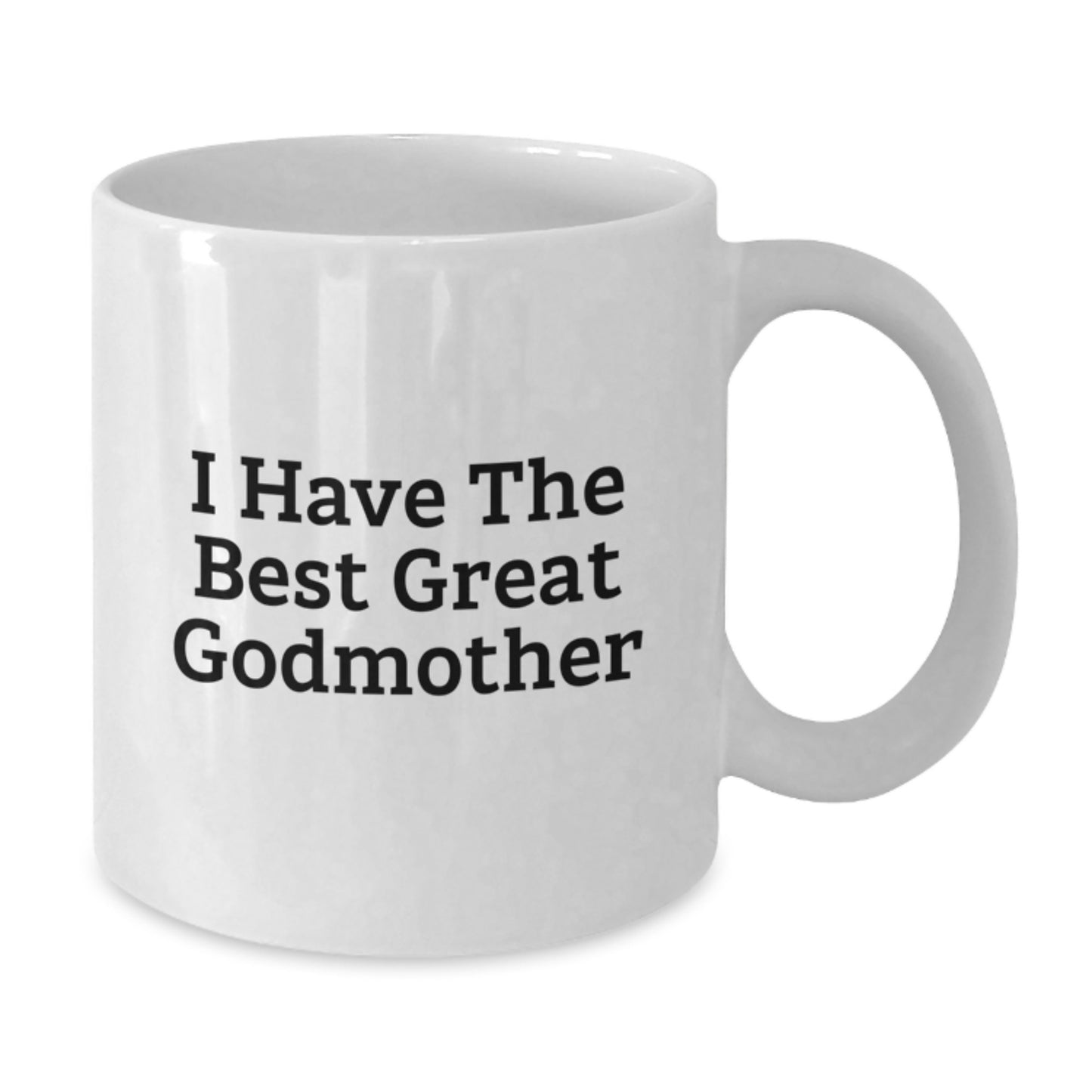 Funny Godmother Gifts, Great Godmother White Coffee Mug, Perfect for Dad's Day Unique Gifts from Family - Additional