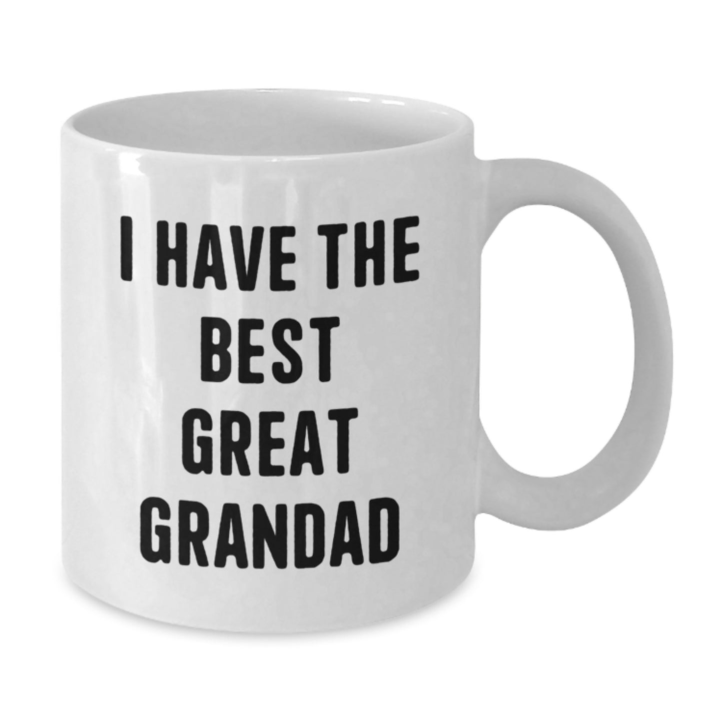 Funny Grandad Gifts from Family for Christmas Unique Mugs, I Have The Best Great Grandad - Additional