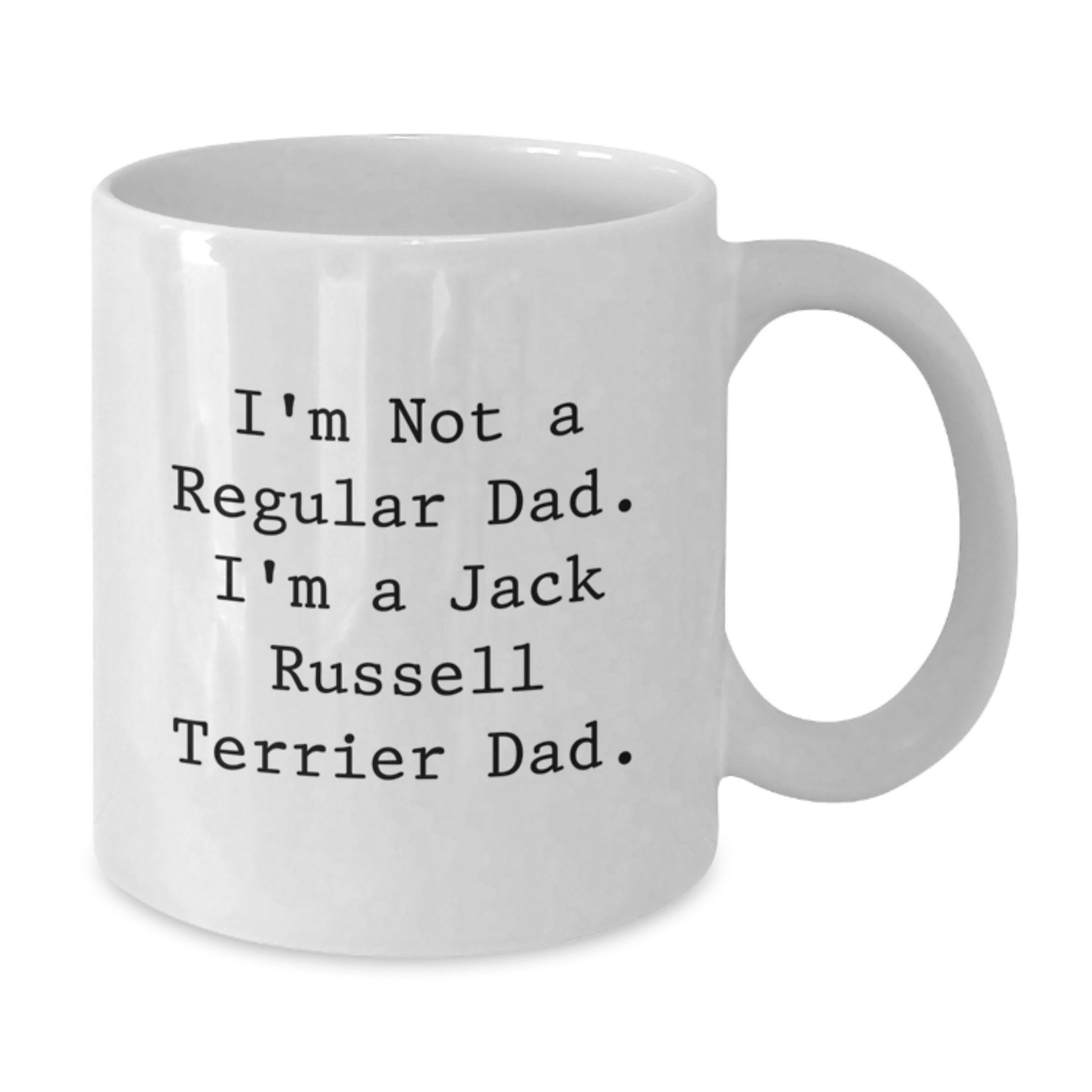 Funny Jack Russell Terrier Dad Gifts, Customized White Coffee Mug for Friends, Jack Russell Terrier Dog Lovers Birthday Unique Gifts from Men - Additional