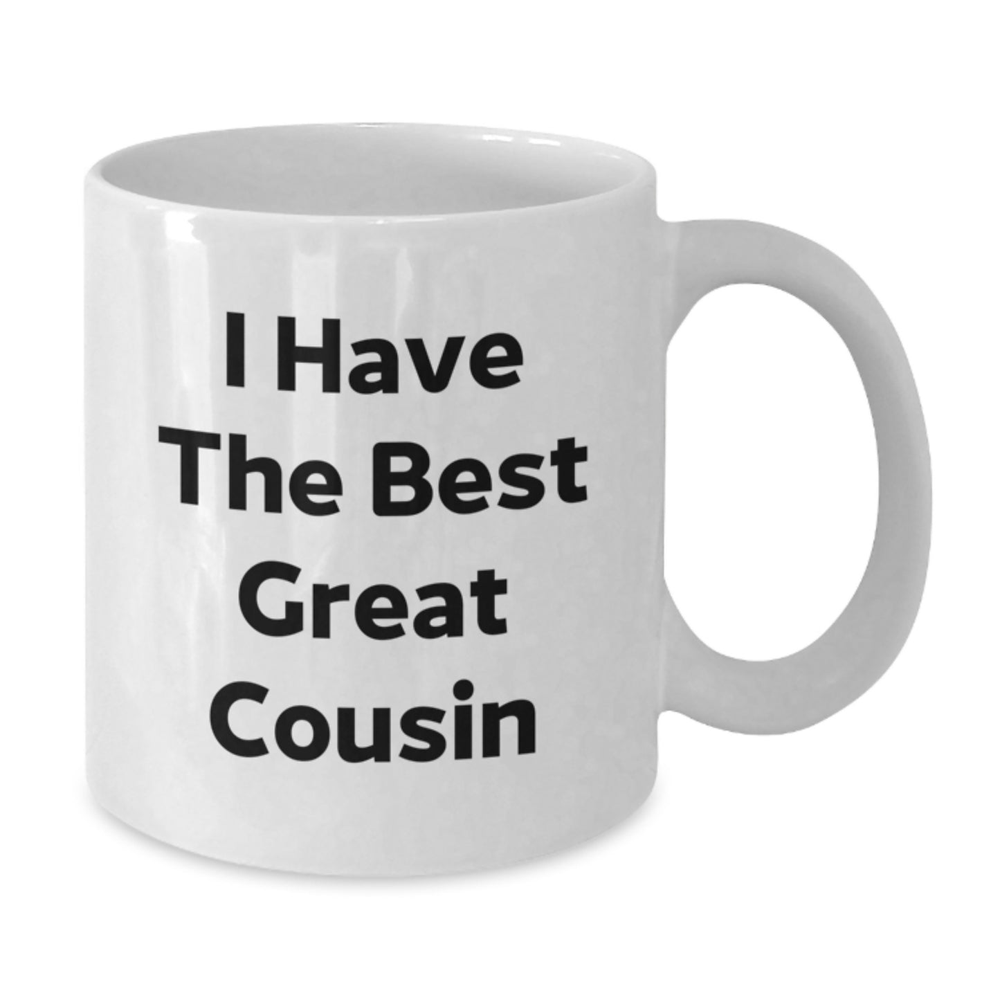 Funny Cousin Quote Gifts from Men to Cousin on Christmas Unique White Coffee Mugs, Great Cousin Mug for Cousin Lover by I Have The Best Great Cousin - Additional