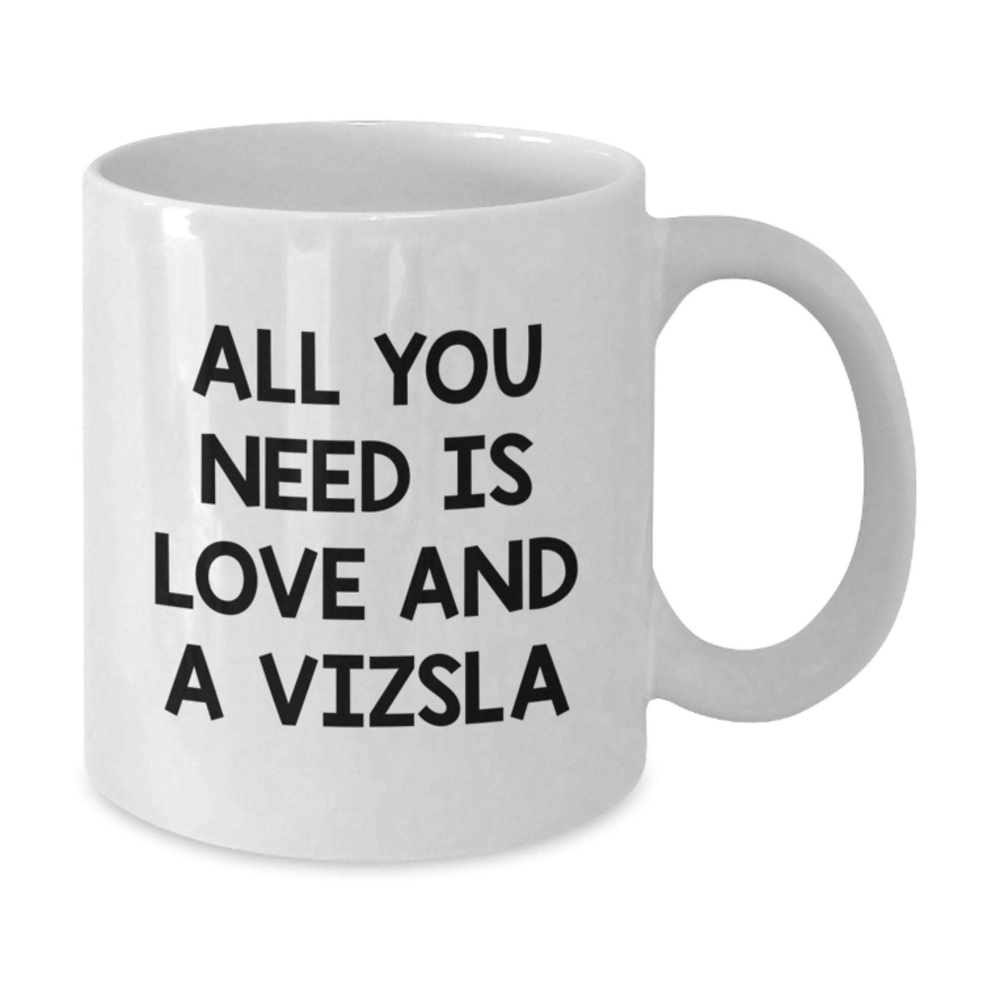 Vizsla Dog Lovers Funny White Coffee Mug Gifts for Men Women Friends Family by Gifts from Loved Ones - Additional