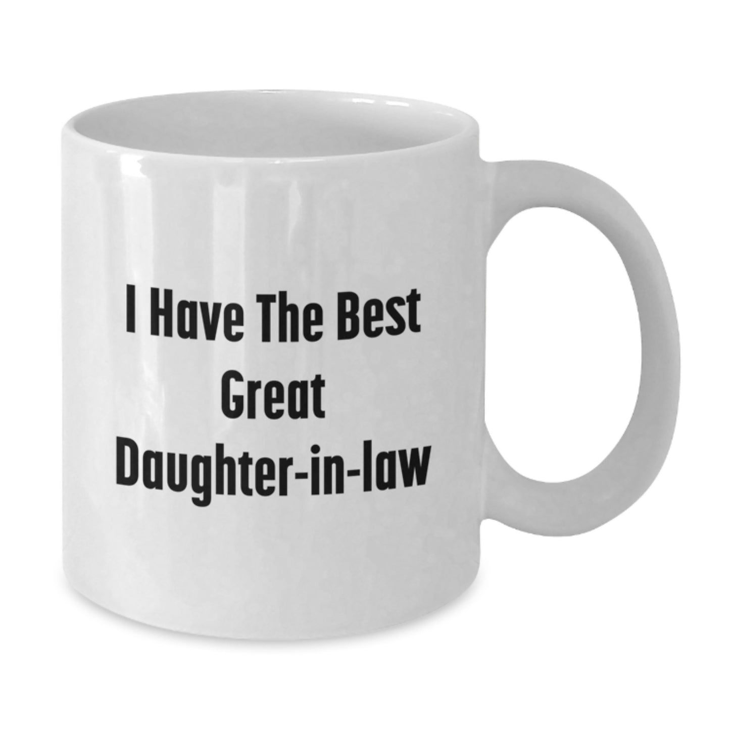 Funny Daughter-in-law Gifts from Men to Great Daughter-in-law White Christmas Unique Mugs for Daughter-in-law - Additional