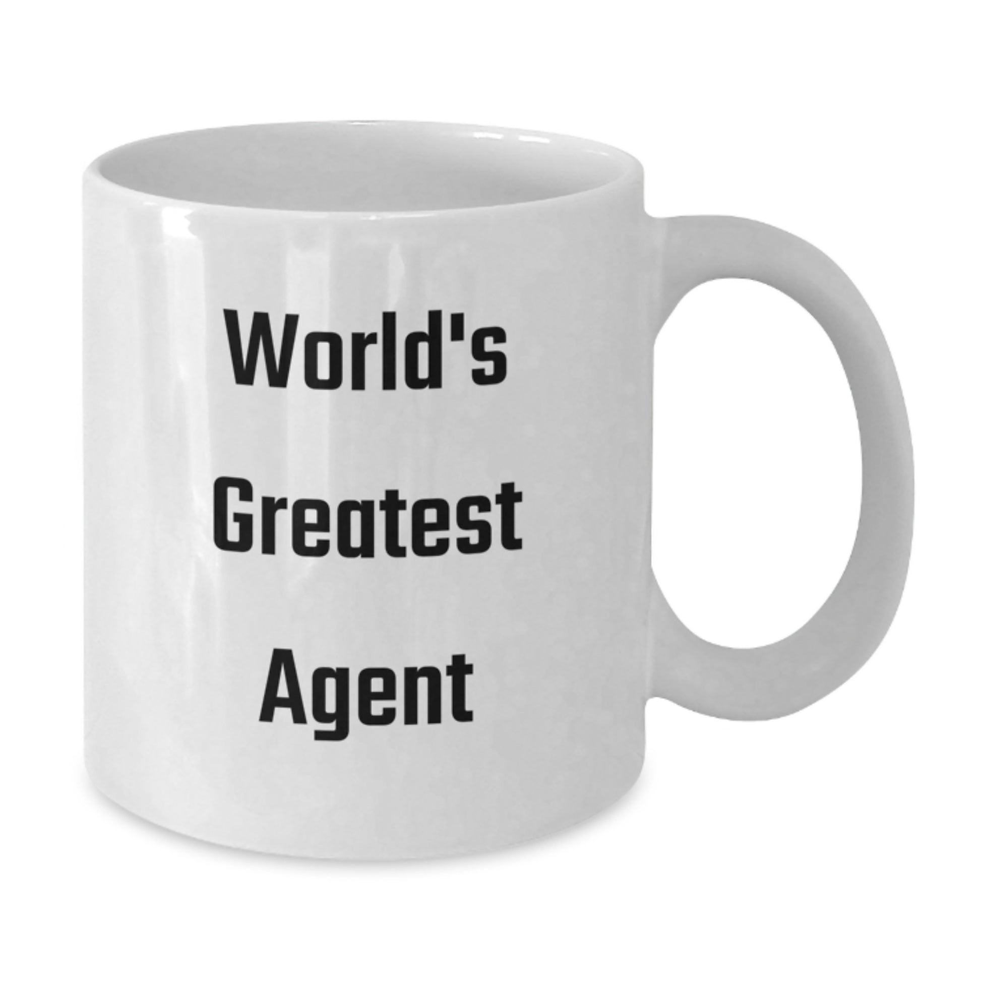 Funny Agent Gifts for Men, Christmas Unique Agent White Coffee Mugs, World's Greatest Agent Quote, Gifts from Family - Additional