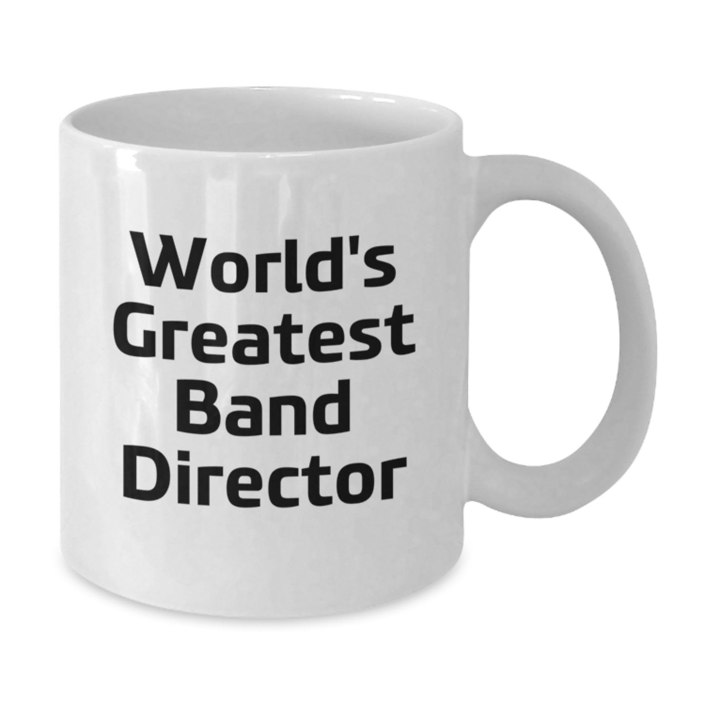 Funny World's Greatest Band Director Gifts from Men for Valentine's Unique White Coffee Mug - Additional
