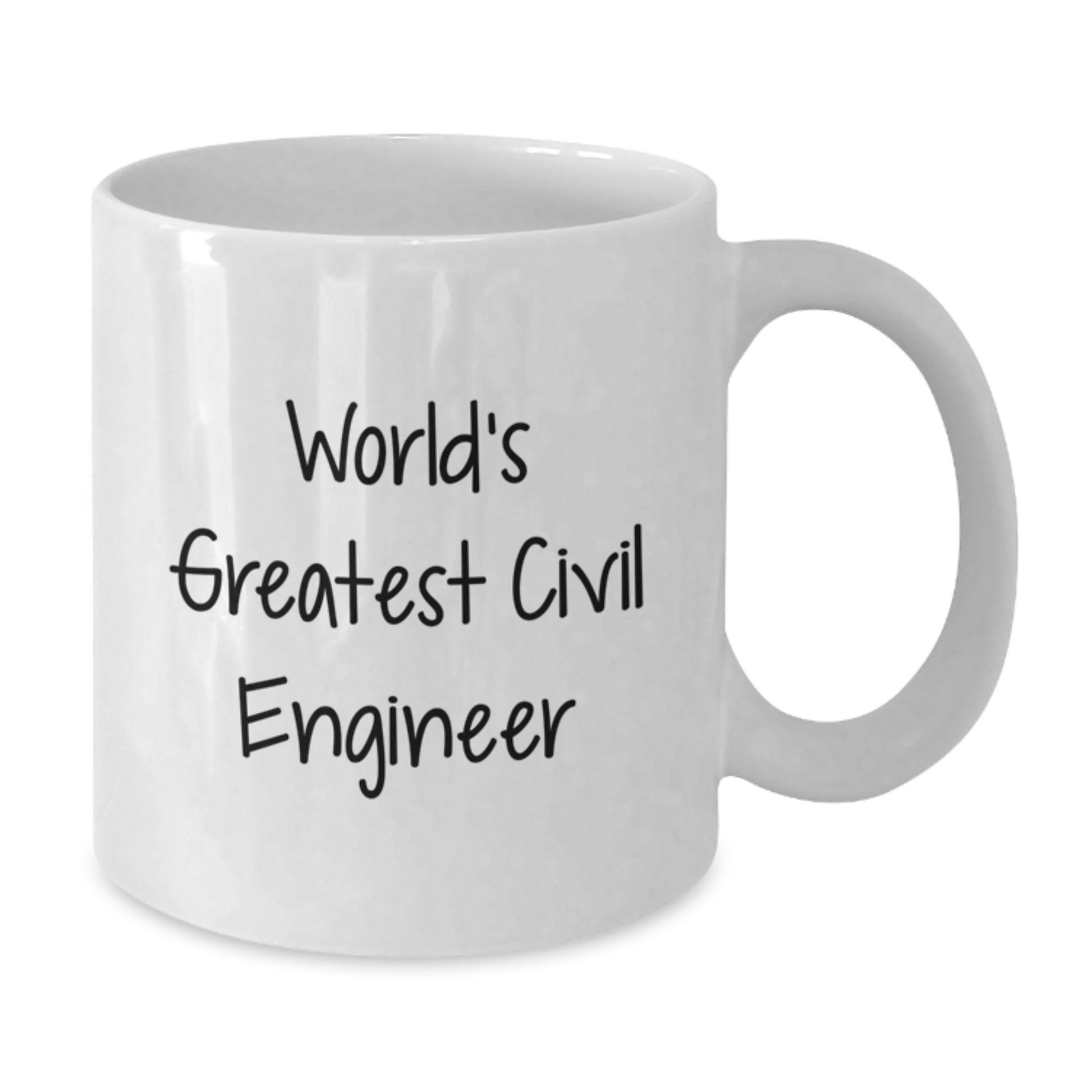World's Greatest Civil Engineer Funny Quote Gifts for Civil Engineer Friends Birthday Unique White Coffee Mug - Additional