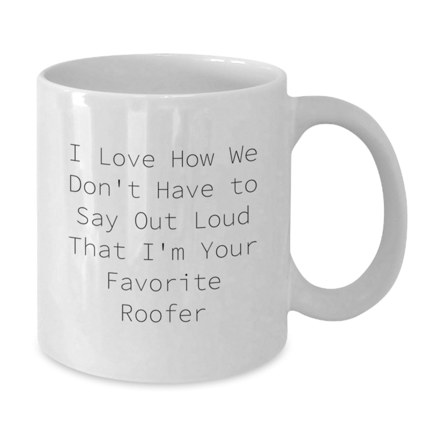 Funny Roofer Gifts from Friends, Unique White Coffee Mugs for Favorite Roofers, Christmas Unique Gifts - Additional