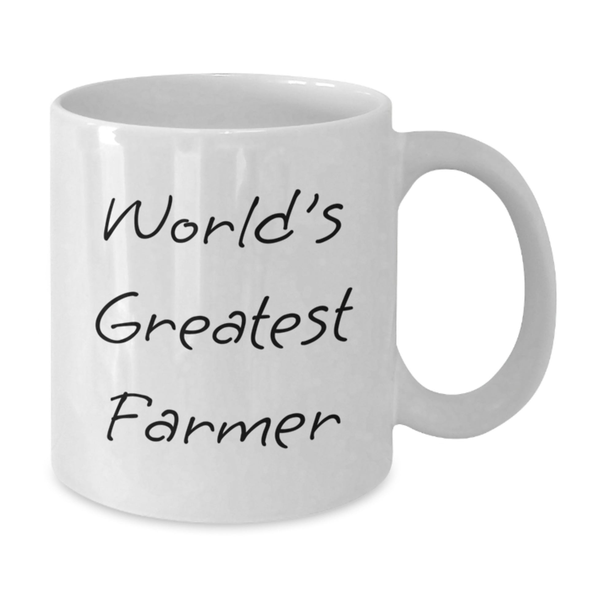 Funny World's Greatest Farmer Gifts for Farmer White Coffee Mug Christmas Unique Gifts from Men to Family - Additional