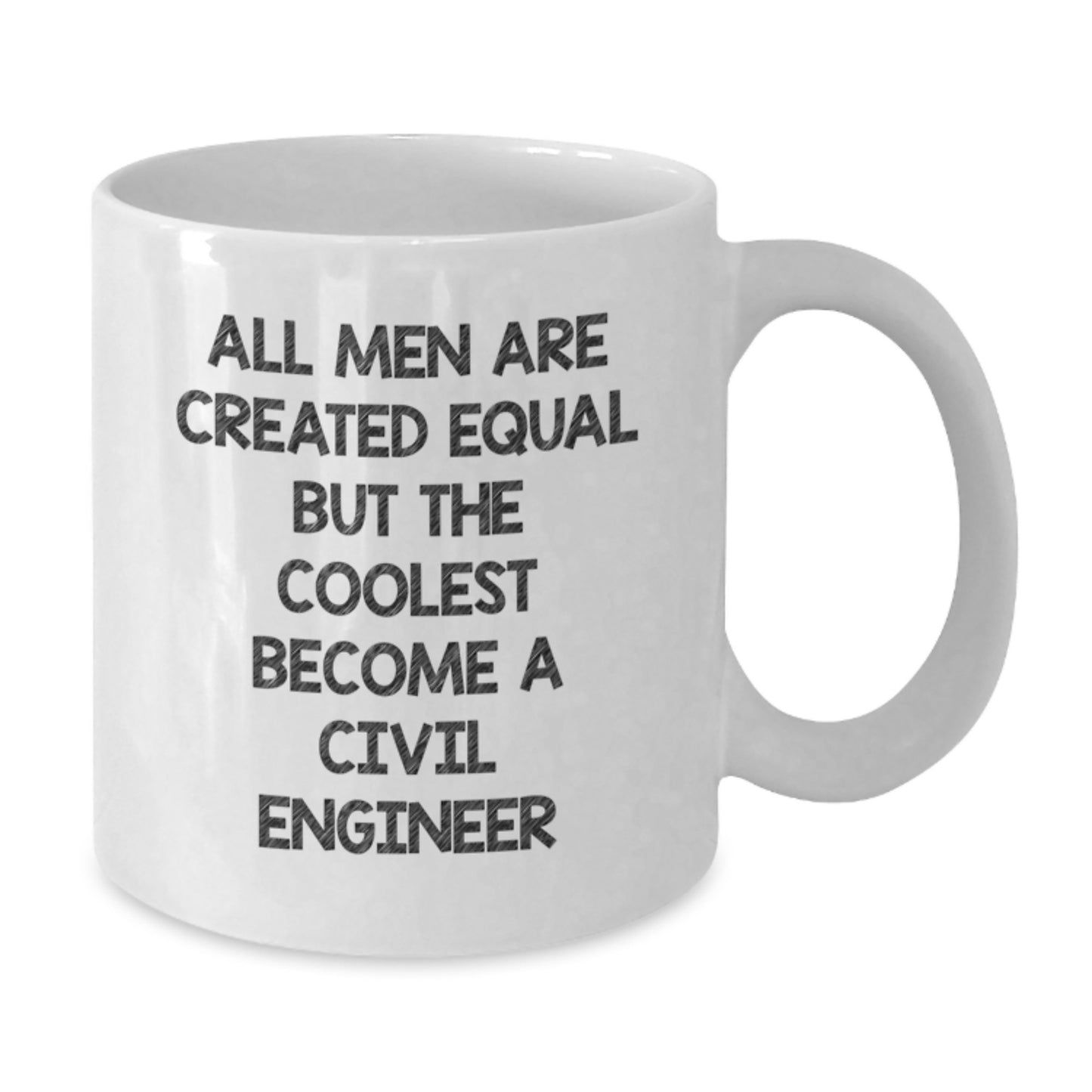 Civil Engineer Keepsake Ceramic White Coffee Mug for Him Birthday Gift - Additional