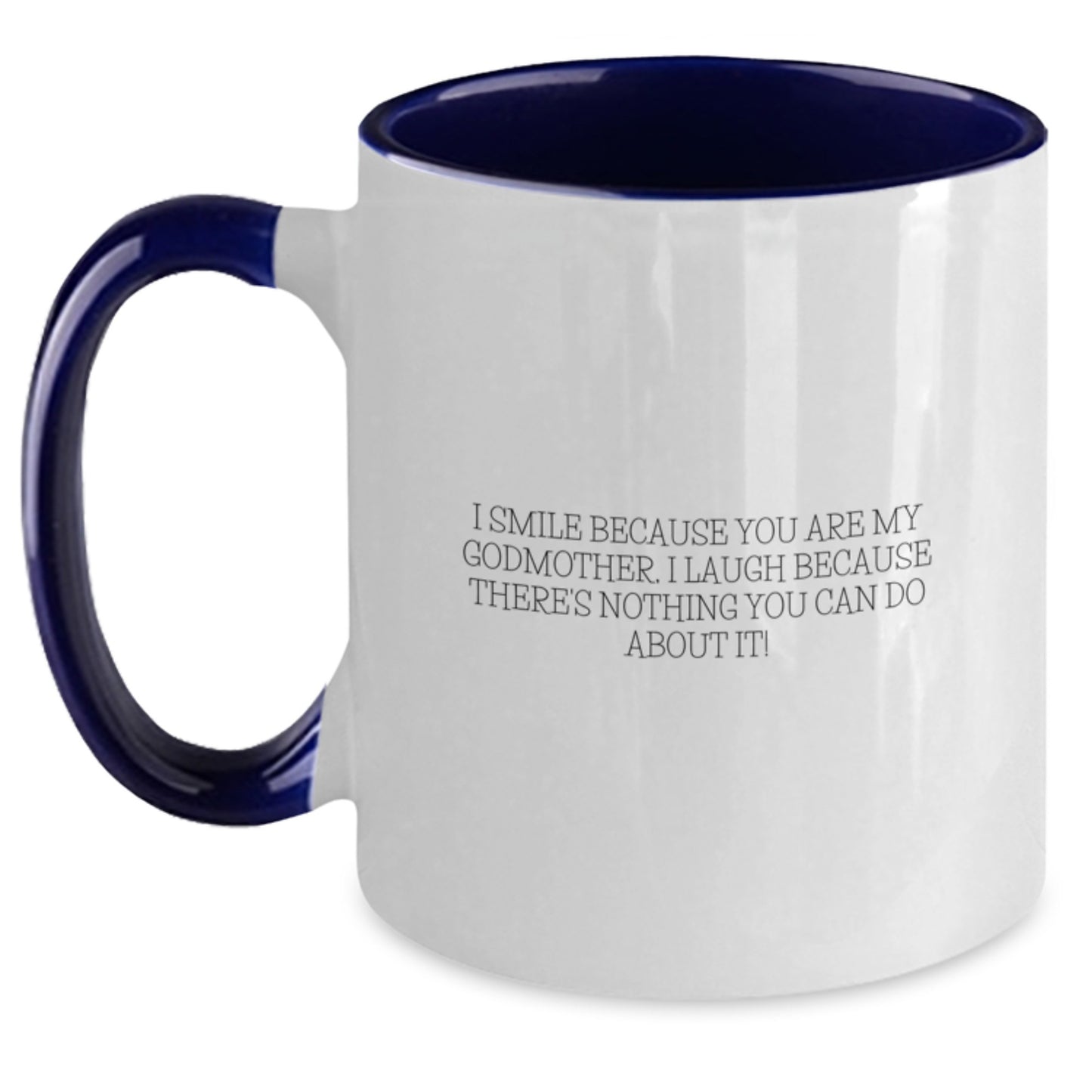 Funny Godmother Gifts from Mom to Godmother, Two Tone Coffee Mug, Birthday Unique Gifts - Main
