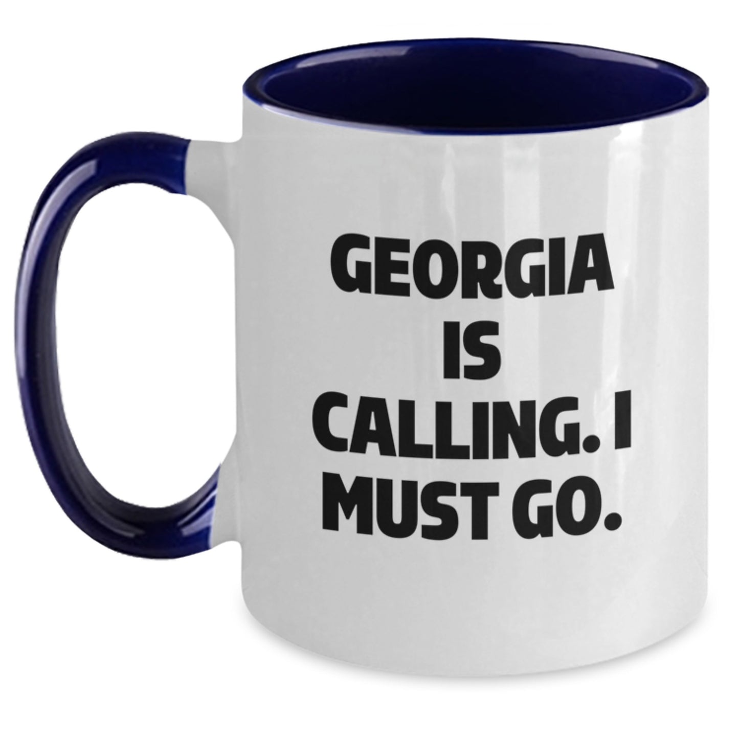 Georgia Calling Funny Mug Gifts for Men from Friends, Unique Birthday Ideas for Georgia Enthusiasts - Main
