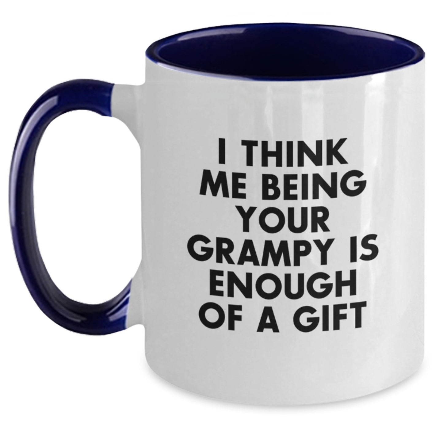 Grampy Keepsake Two Tone Coffee Mug for Him Birthday Gift - Main
