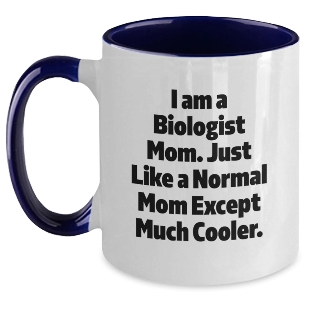 Biologist Keepsake Mug for Him Birthday Gift Black & White Ceramic - Main