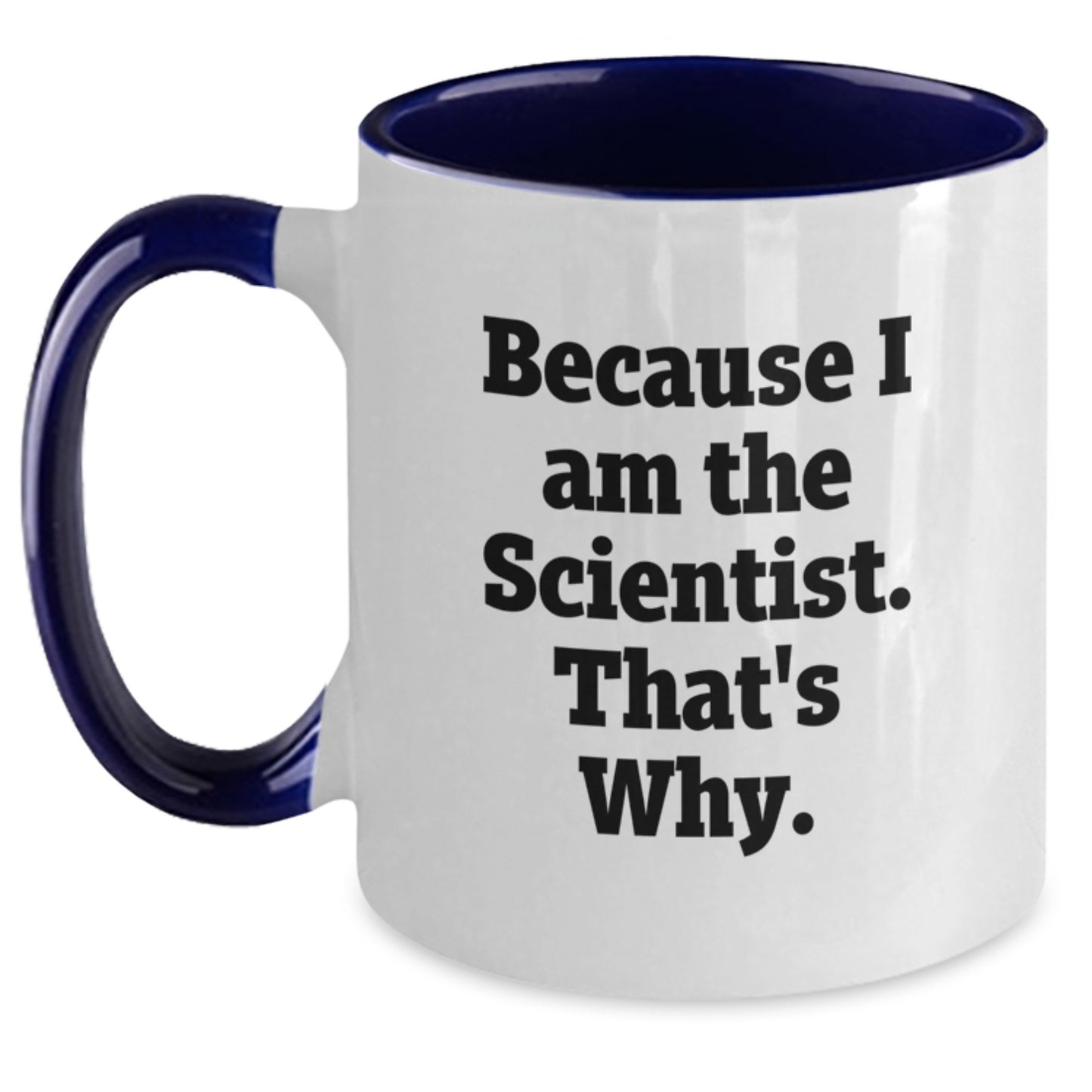 Scientist Keepsake Mug for Him Birthday Gift – 11oz Ceramic Black - Main