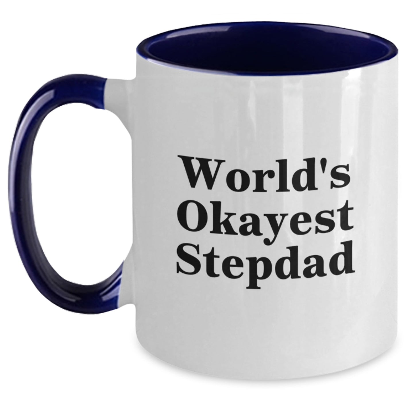 Stepdad Keepsake Two Tone Coffee Mug for Him Birthday Gift - Main