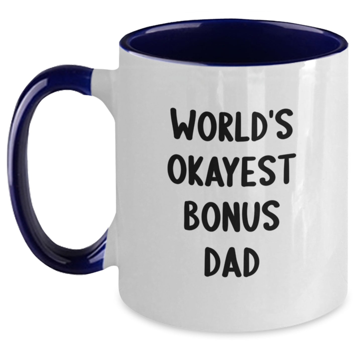 Birthday Gift for Dad Present Bonus Dad Two Tone Coffee Mug - Main