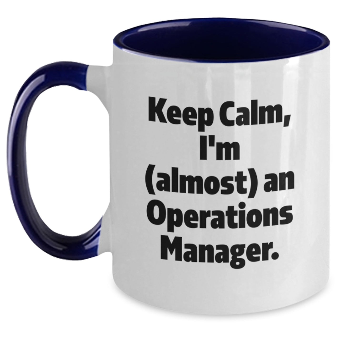 Operations Manager Keepsake Mug for Him Birthday Gift Black & White - Main