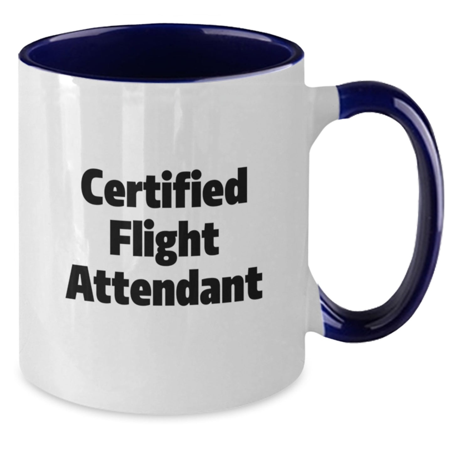 Funny Flight Attendant Gifts from Friends, Unique Two Tone Coffee Mugs for Certified Flight Attendants, Christmas Unique Gifts for Men, Women, Coworkers, Family - Additional