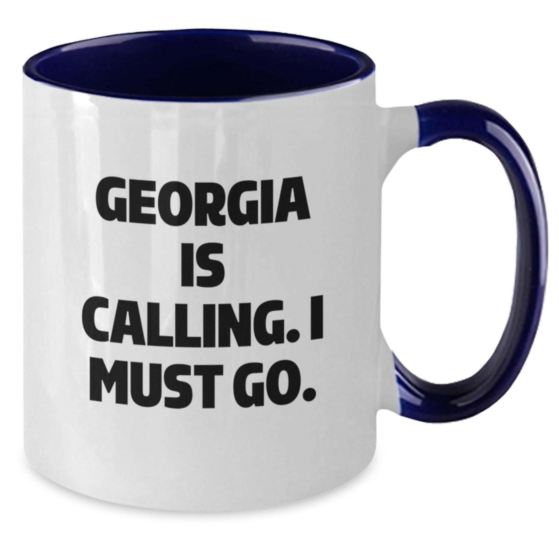 Georgia Calling Funny Mug Gifts for Men from Friends, Unique Birthday Ideas for Georgia Enthusiasts - Additional