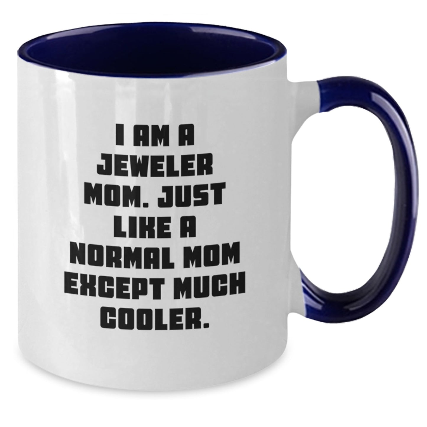 Jeweler Keepsake Two Tone Coffee Mug Ceramic for Him Birthday Gift - Additional