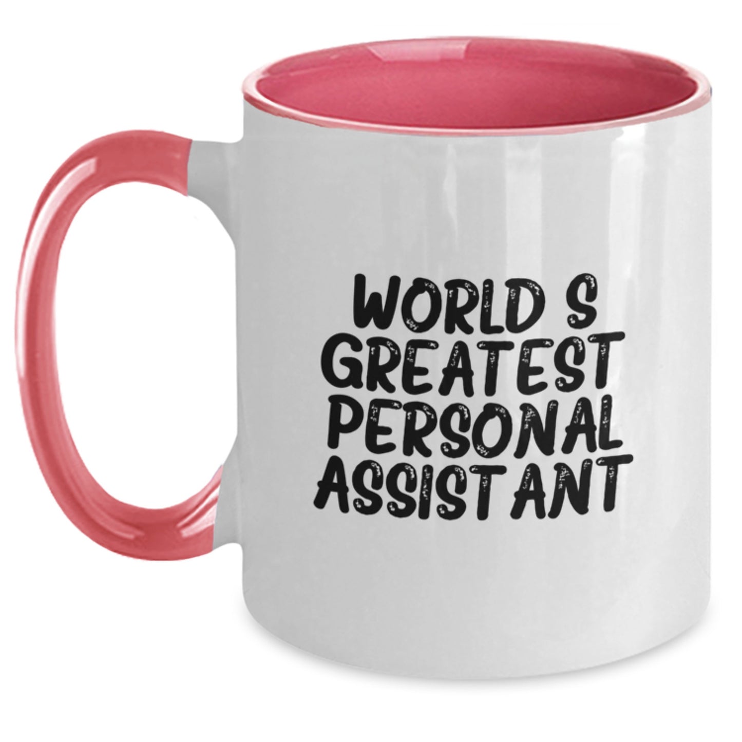 Funny Personal Assistant Gifts from Friends for Personal Assistant, World's Greatest Personal Assistant Two Tone Coffee Mug, Birthday Unique Gifts for Personal Assistant - Main