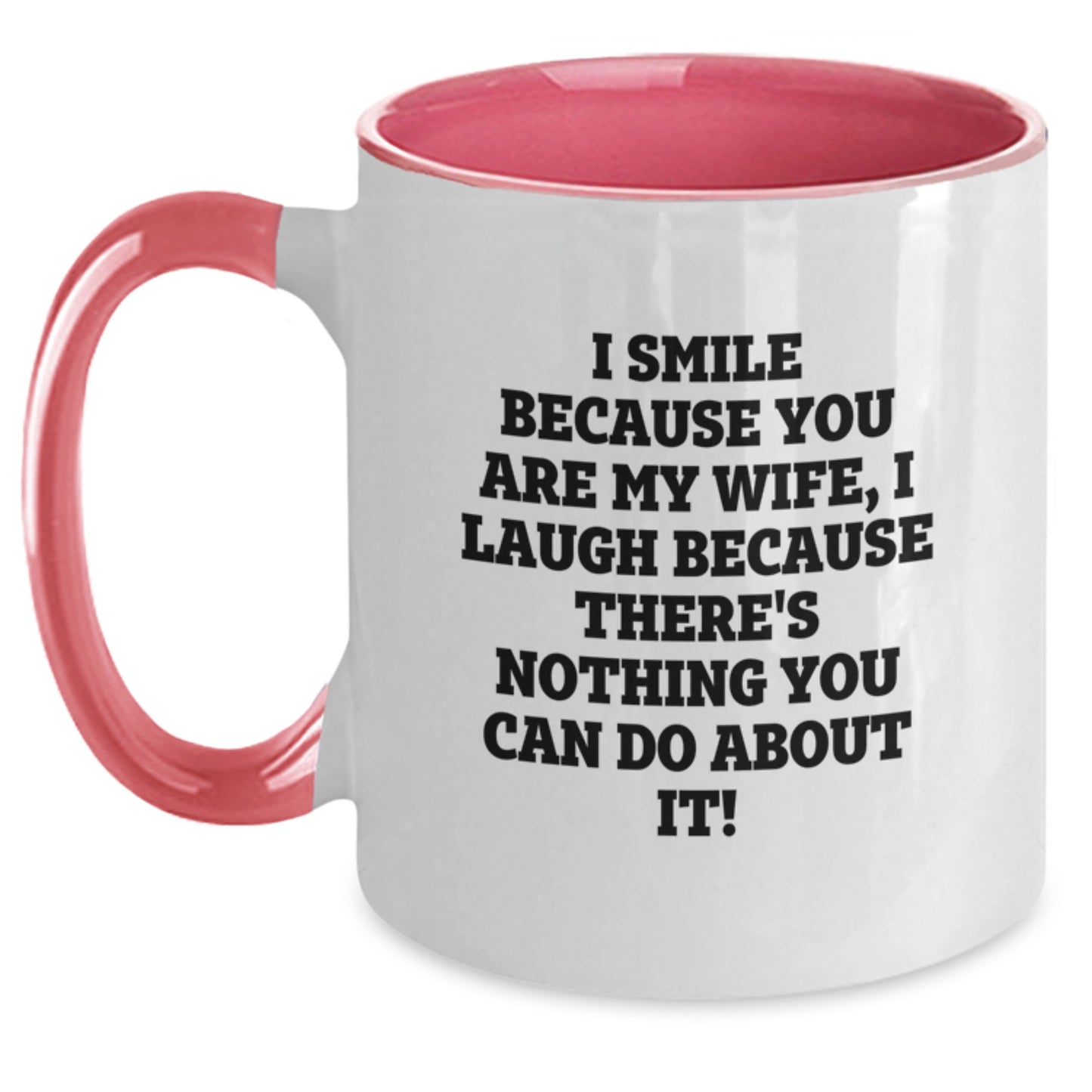 Funny Wife Gifts from Husband, Two Tone Coffee Mugs for Her, Valentine's Unique Gifts for Wife - Main