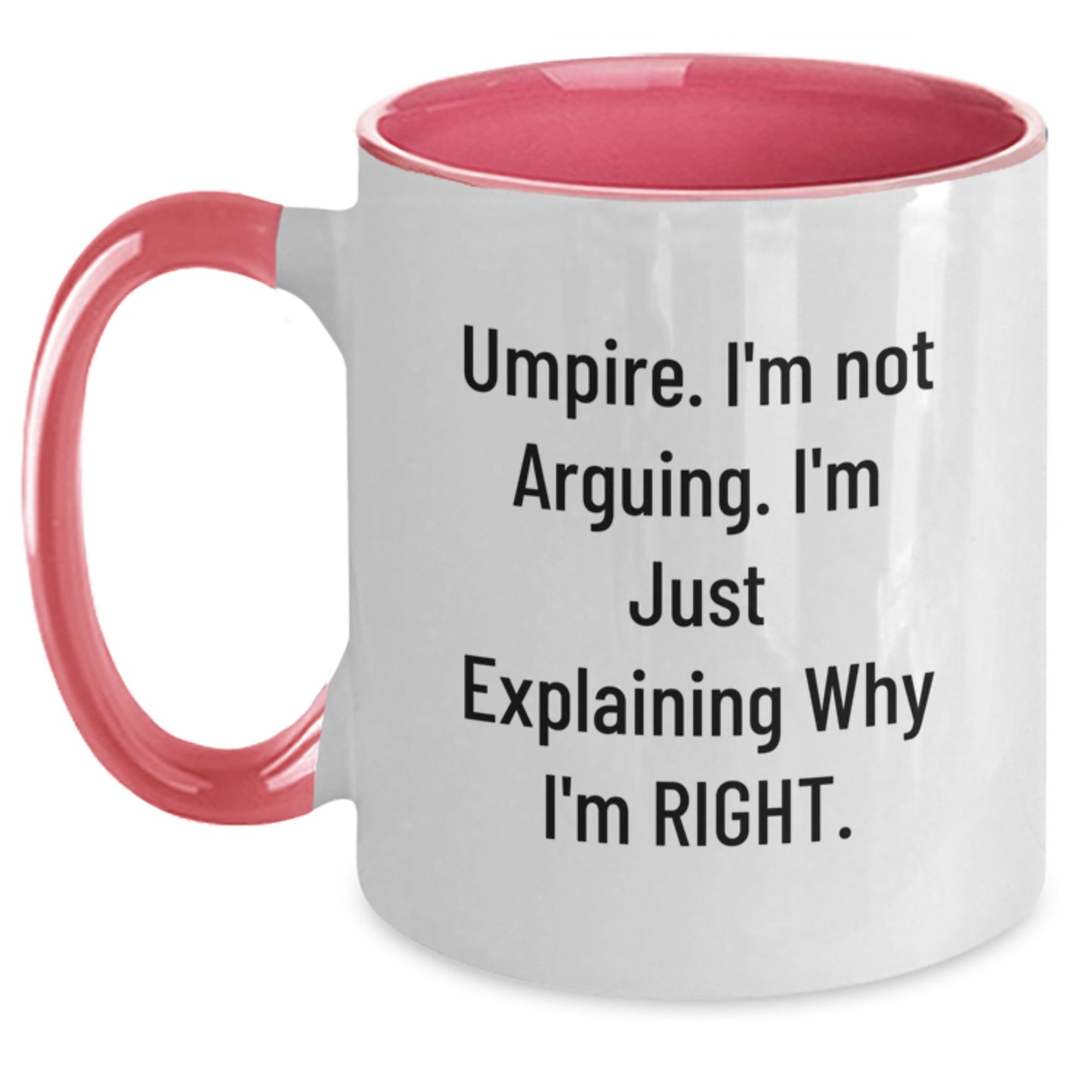 Birthday Gift Keepsake Umpire Mug for Him - Two Tone Ceramic 11oz - Main