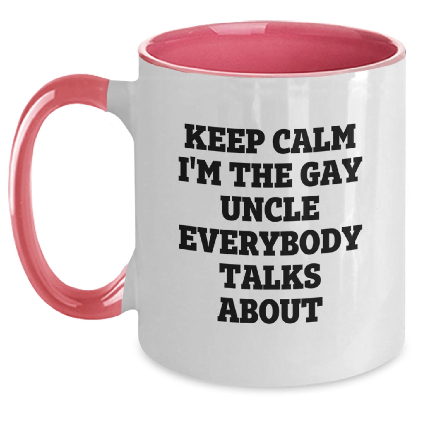 Funny Uncle Gifts for Men, Humorous Two Tone Coffee Mug, Graduation Unique Gifts from Friends and Family - Main
