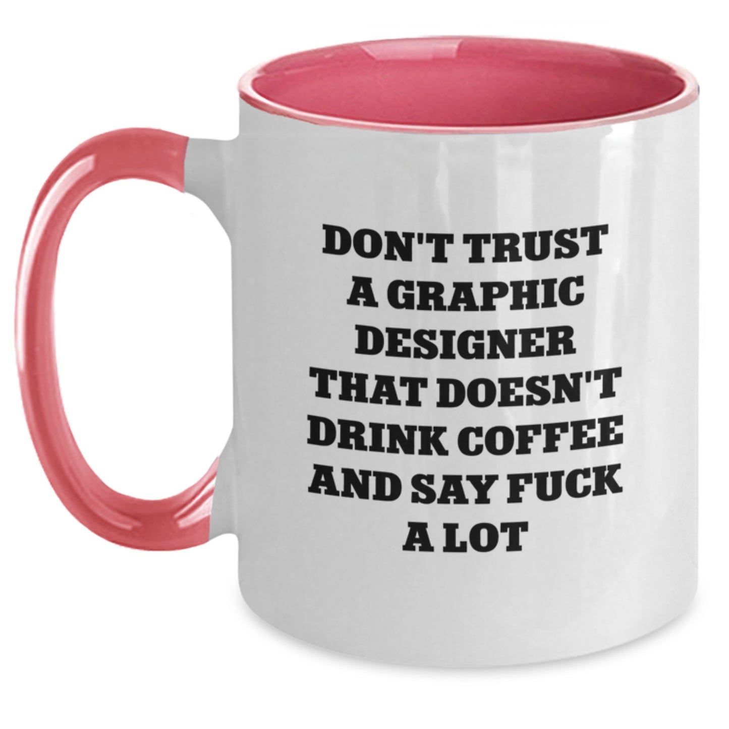 Funny Graphic Designer Gifts from Friends, Gifts for Graphic Designers, Two Tone Coffee Mug for Graduation - Main