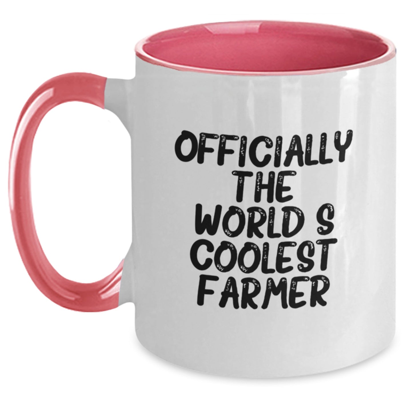 Officially Farmer Keepsake Two Tone Coffee Mug for Him Birthday Gift - Main