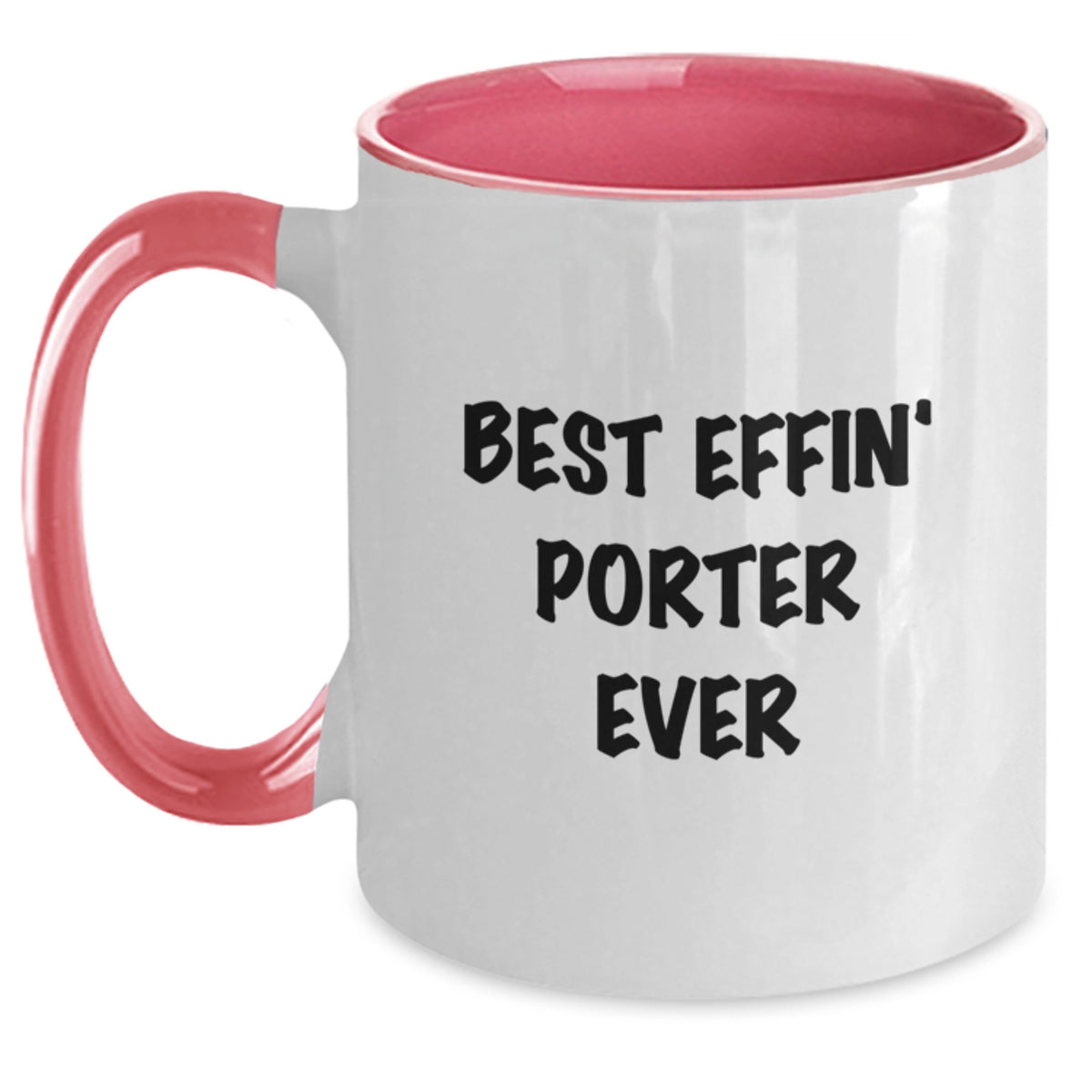 Porter Keepsake Mug for Him - Birthday Gift (Black & White) Ceramic - Main
