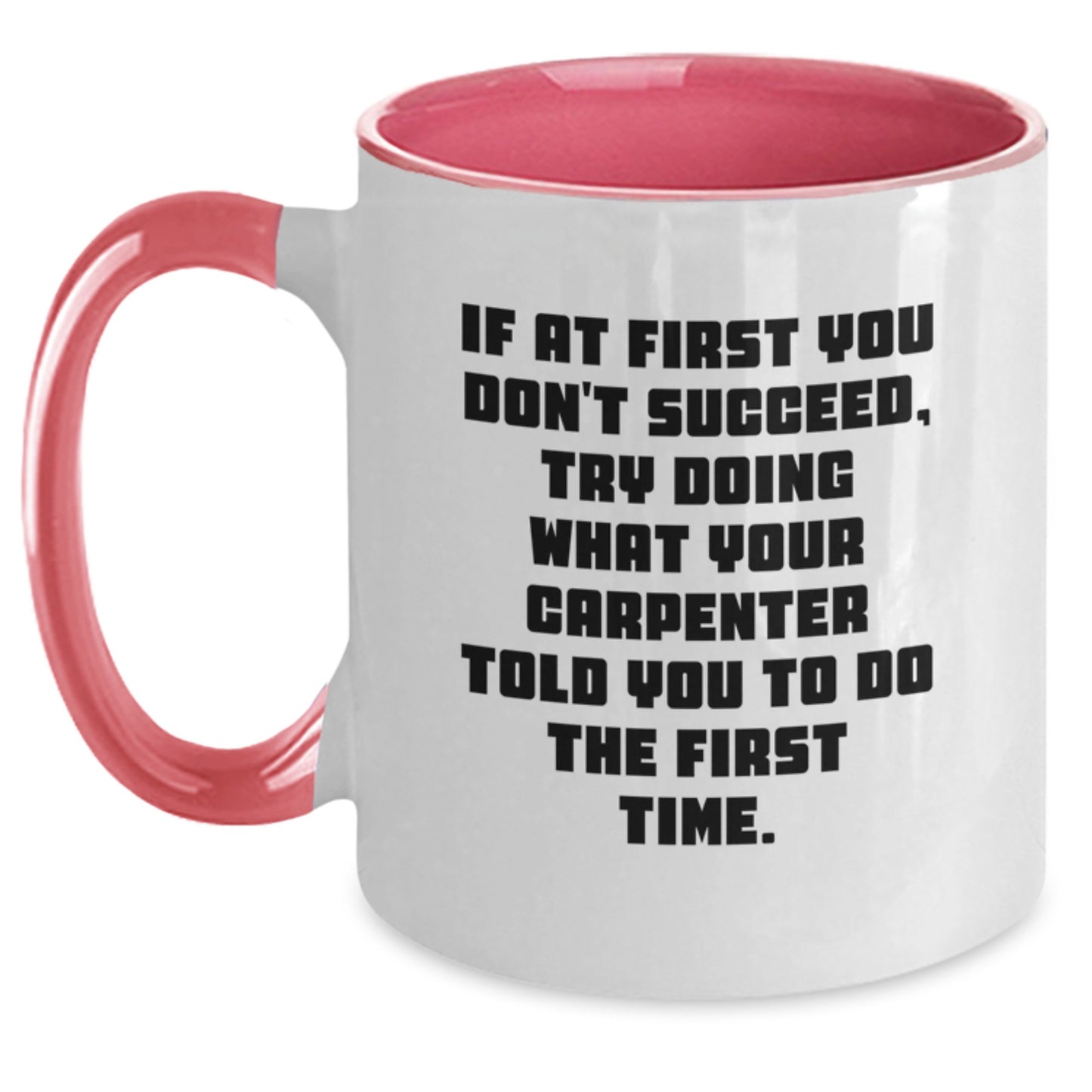 Birthday Gift Carpenter Mug for Her – Two Tone Keepsake Present - Main