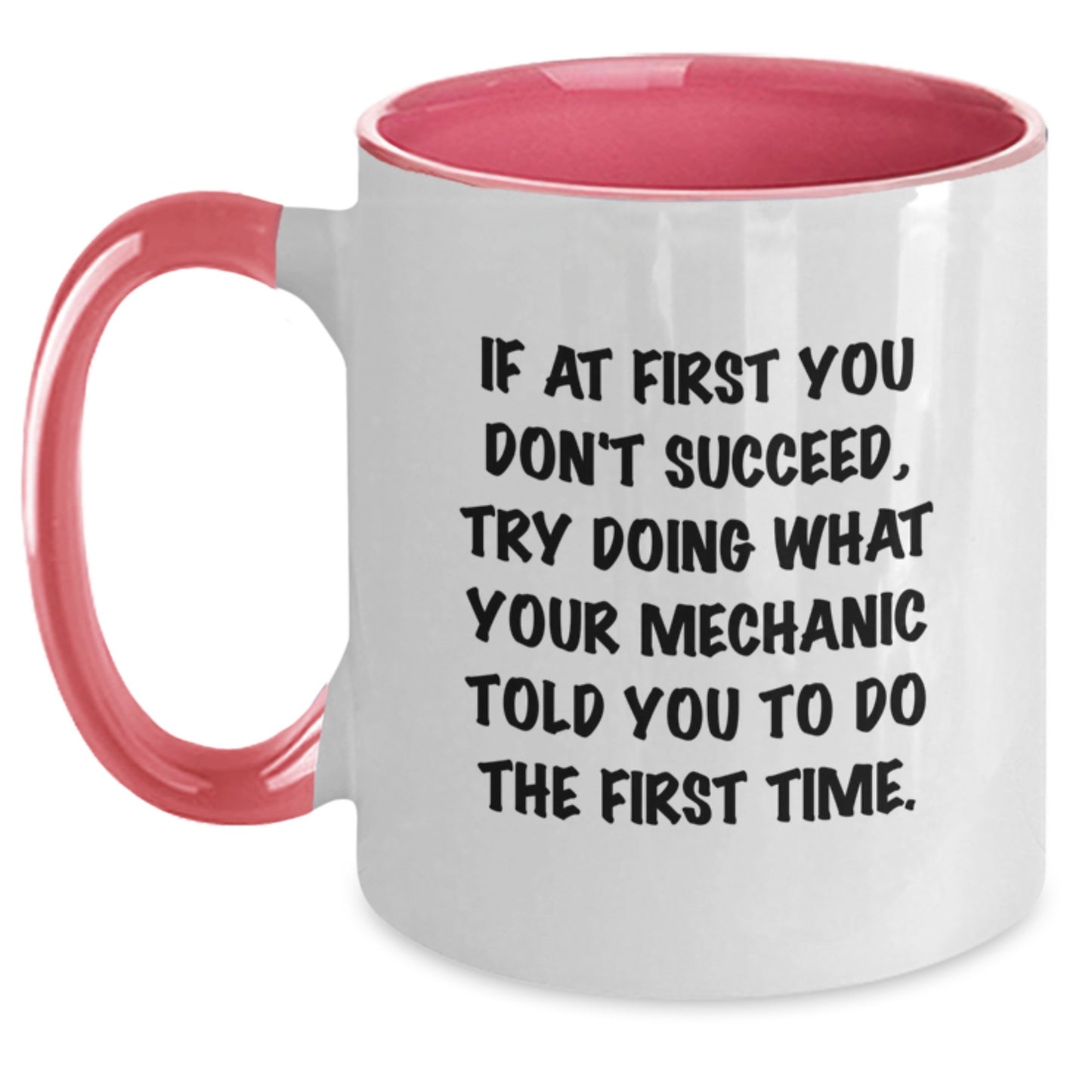 Mechanic Keepsake Two Tone Coffee Mug Birthday Gift for Him - Main